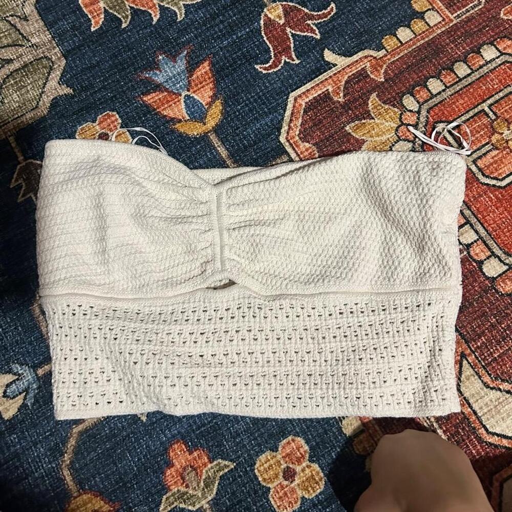 American eagle cream knit tube